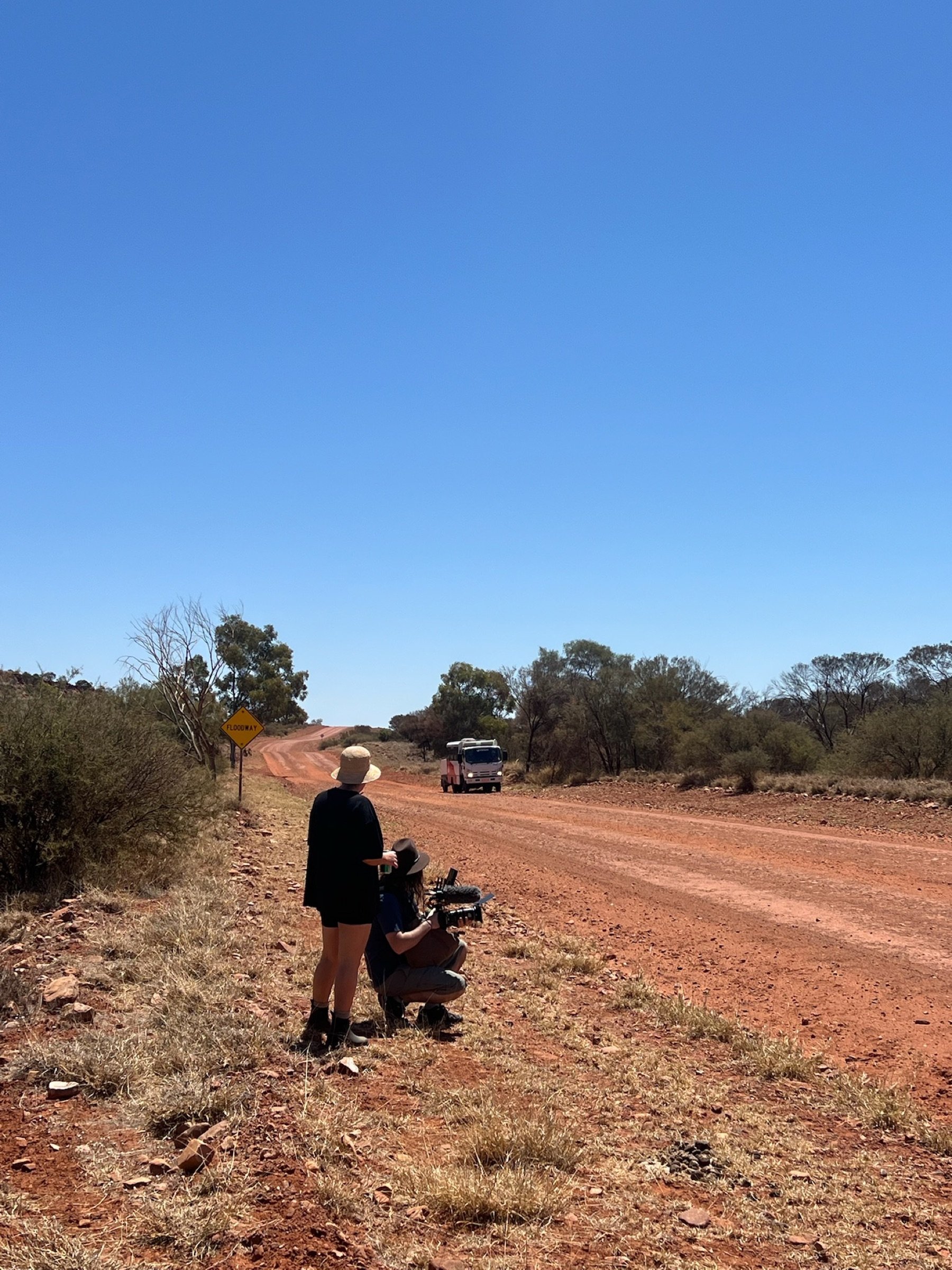 Jess Lucas on location